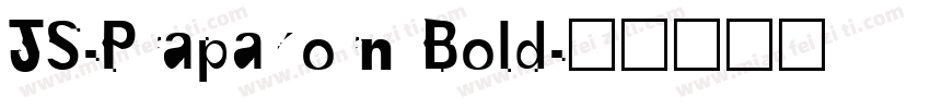 JS-Prapakorn Bold字体转换